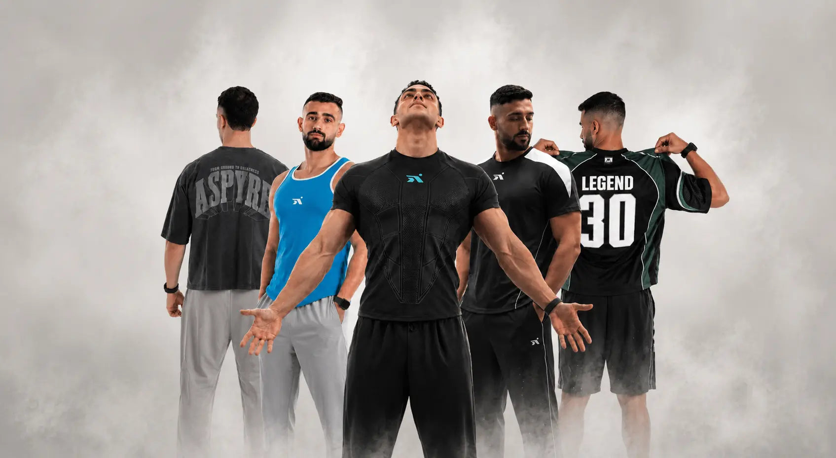 Aspyre Drop 1 — five athletes