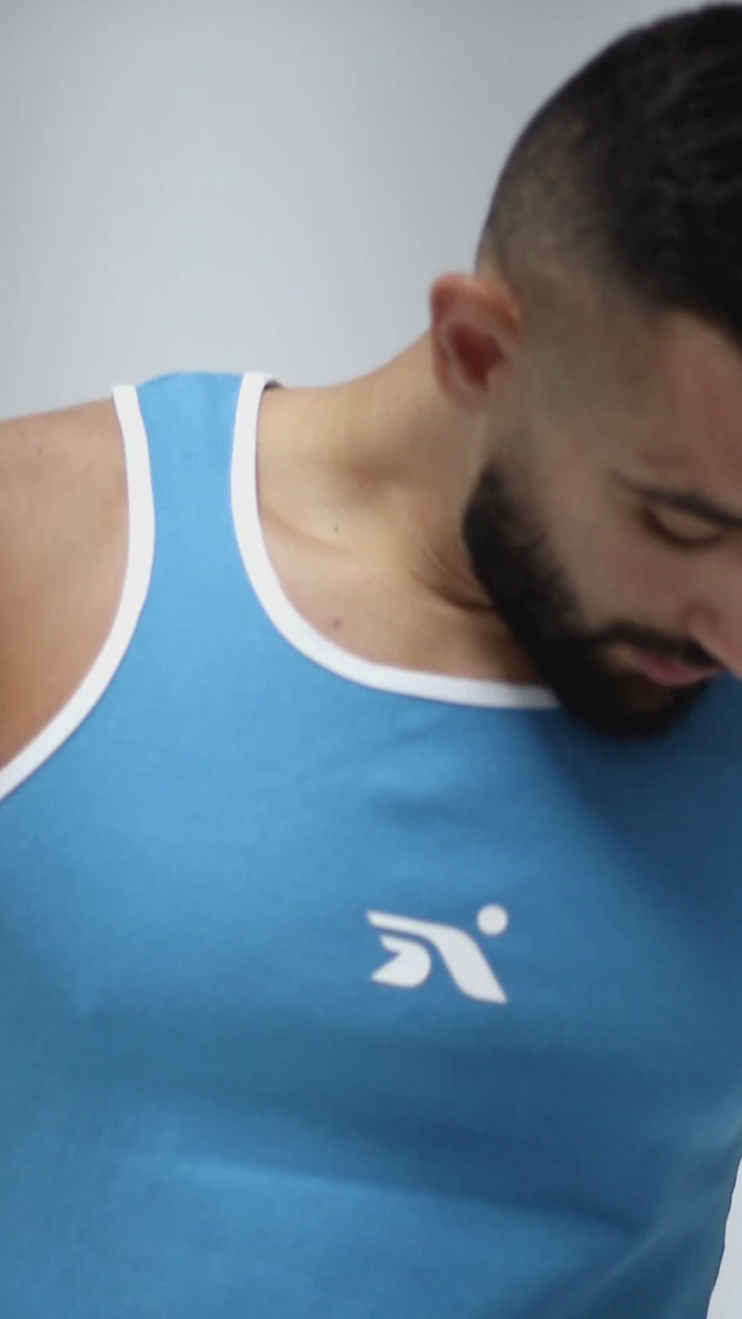 Aspyre Ribbed Tank - Blue video