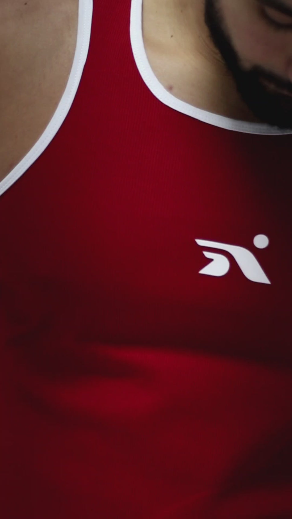 Aspyre Ribbed Tank - Red video
