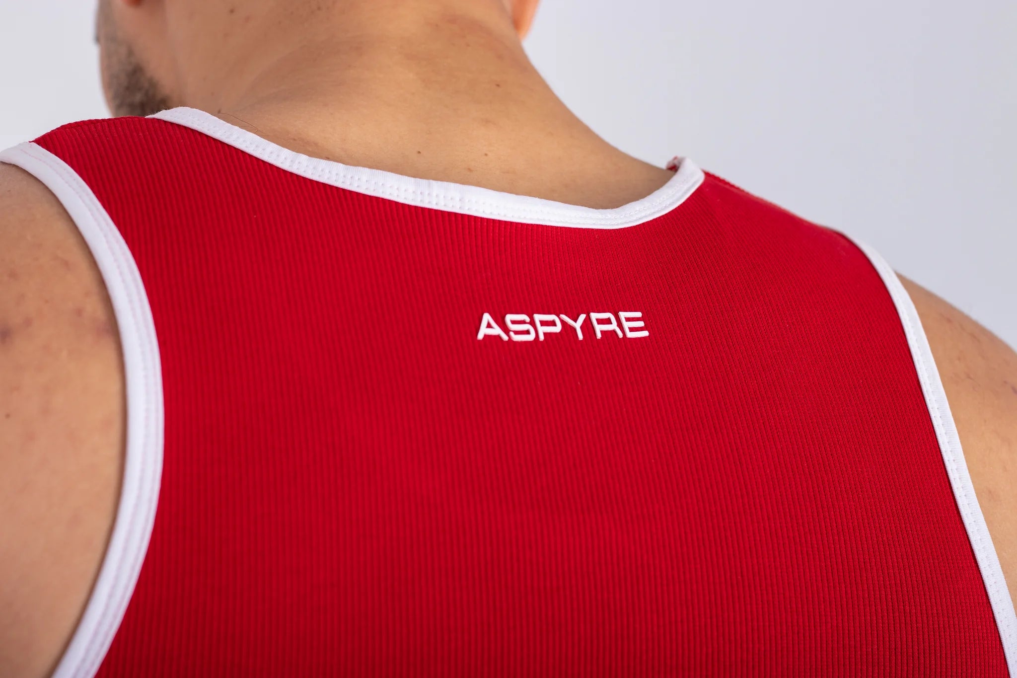 Aspyre Ribbed Tank - Red